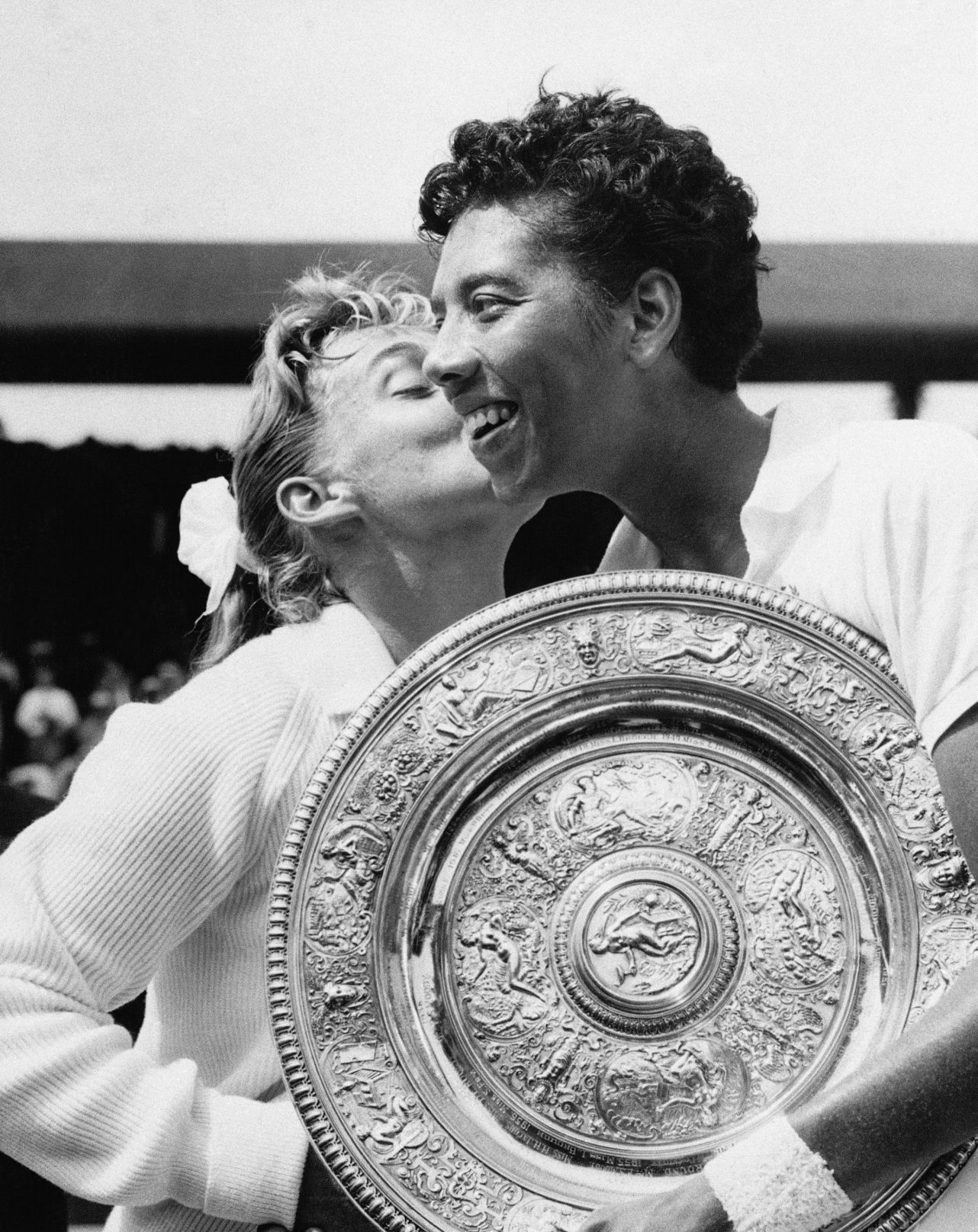 1957: Althea Gibson becomes first black player to win Wimbledon singles title